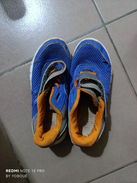 Chaussures de sport bleues enfants