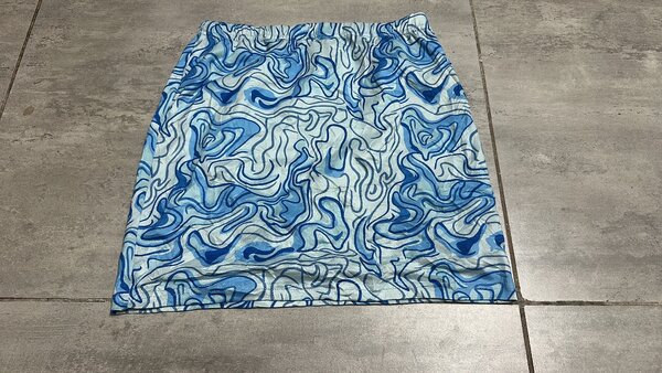 Jupe Imprimé Bleu Énergique