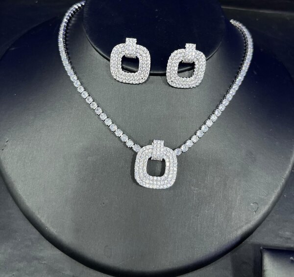 Silver Necklace set
