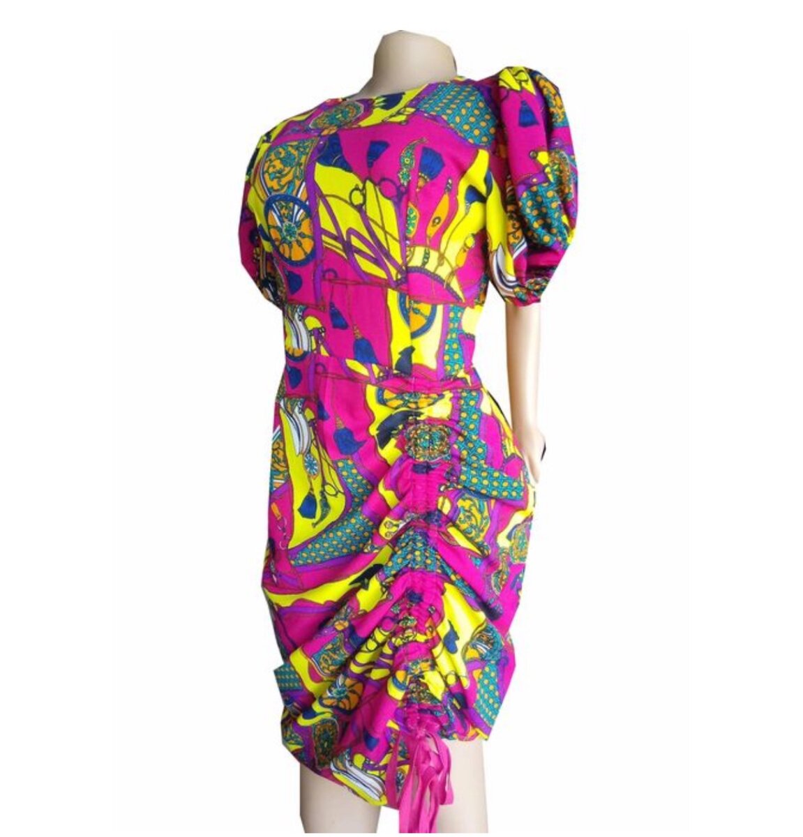 Ladies fashion straight dress - Multicolour