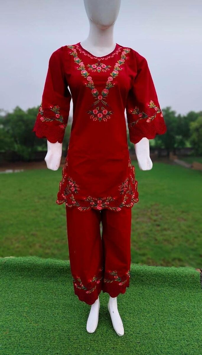 2 pcs stitched suit