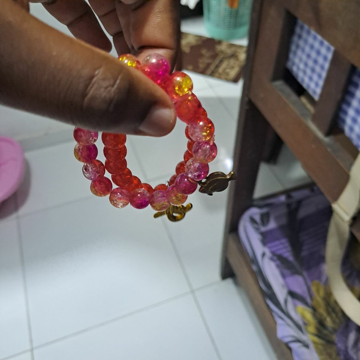 Bracelet élastique coloré