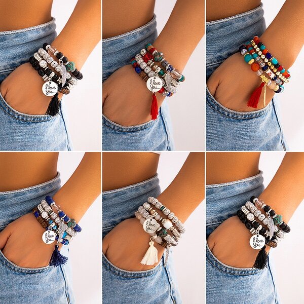 Bracelets Africain Afro-Américain  exotiques