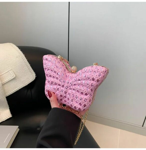 Sac Papillon Étincelant Femme