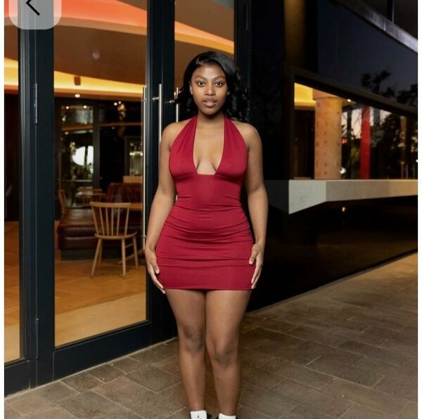 Robe moulante rouge sexy