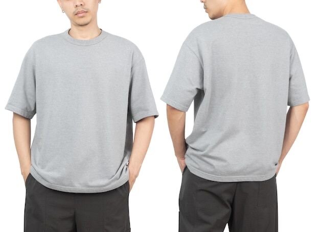 T-shirt gris pour homme