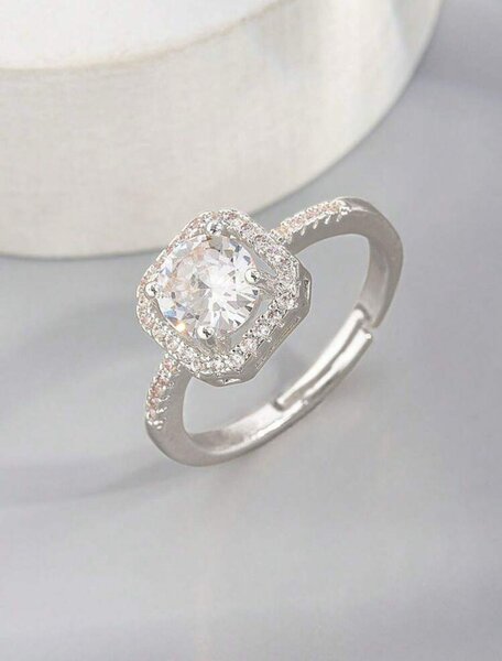 Bague Éclat Diamant Argent