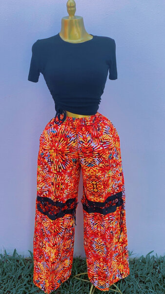 Pantalon imprimé coloré