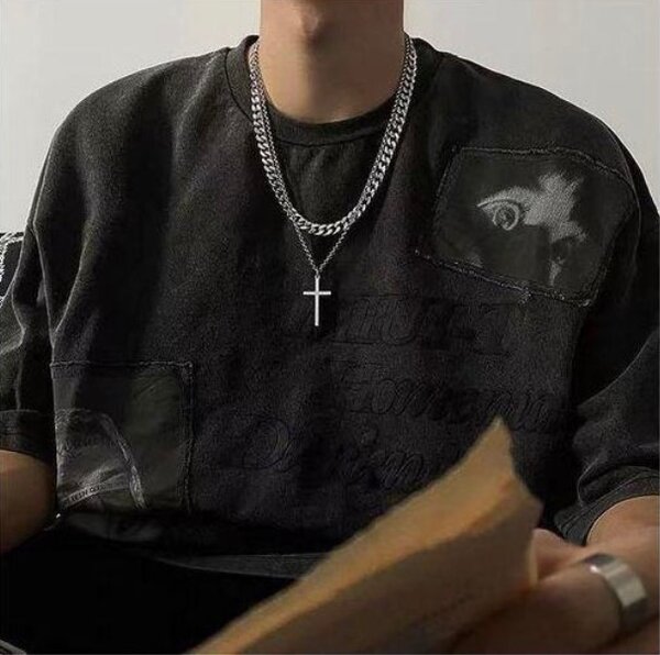 Collier Chaîne avec Croix