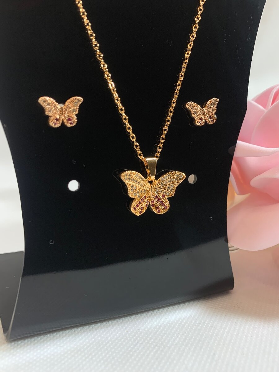 Golden Butterfly Pendant