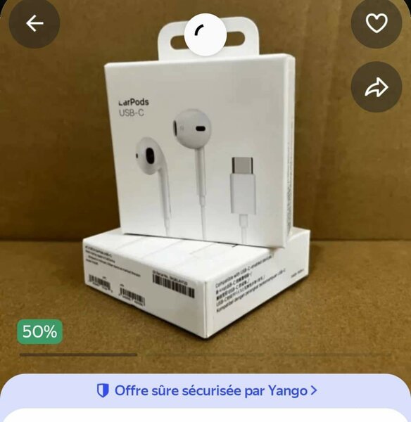 Écouteurs USB-C haute qualité