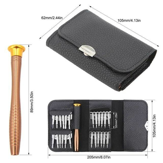 Kit de tournevis de précision portable