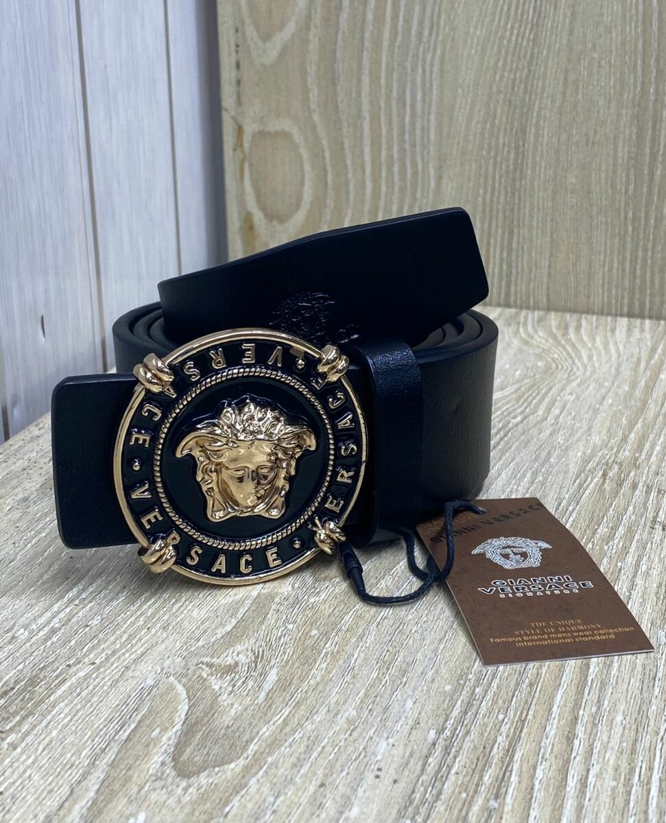 Ceinture cuir boucle décorative