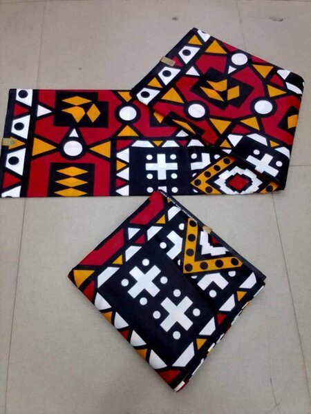 Wax fabric with Super Java 6 yards print