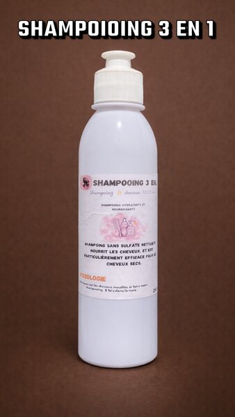 Shampooing 3 en 1 Hydratant