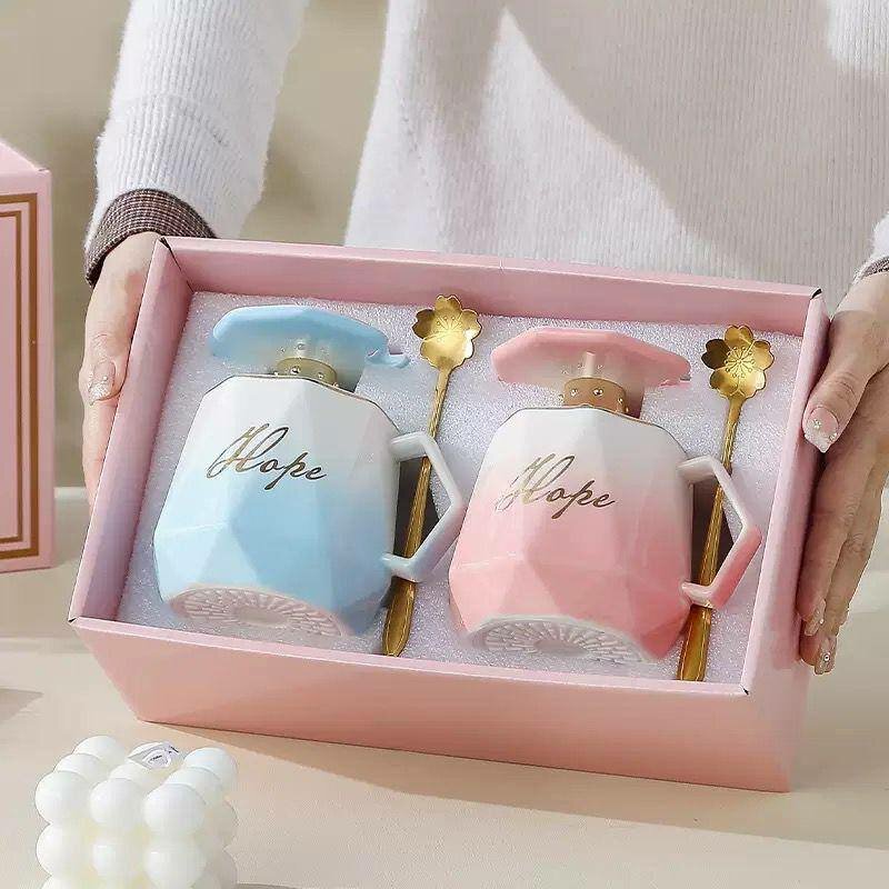 Set de Tasses Marbrées Hope