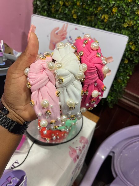 Serre-têtes élégants perlés