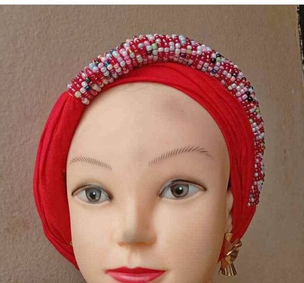 Foulard en Tissu perlé