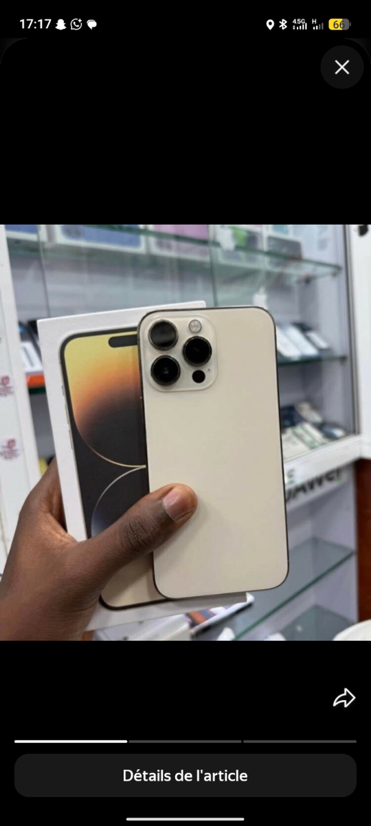 Smartphone haut de gamme 256 Go