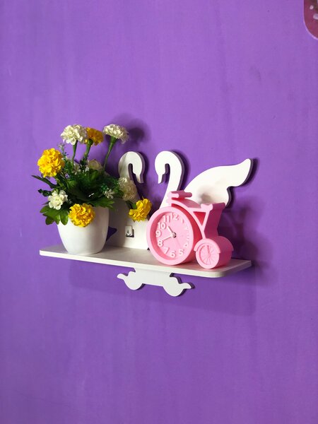 Swan shape (Floating wall shelves)