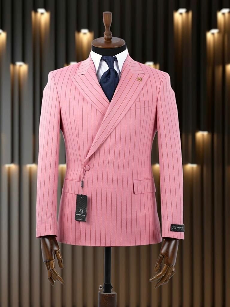 Stripe Double Breasted Suits