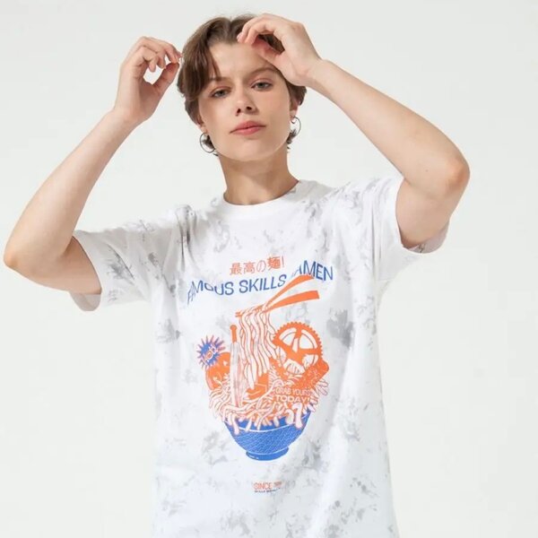 Футболка Skills в стиле тай-дай