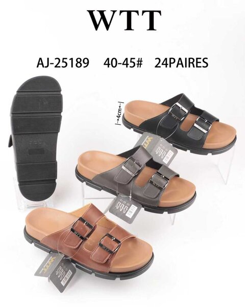 Sandales en cuir WTT hommes