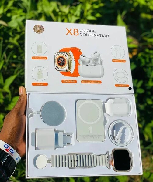 Montre intelligente X8 avec écouteurs