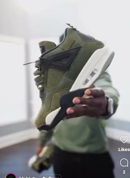AIR JORDAN 4 ARMY GREEN