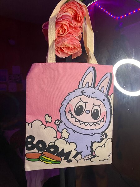 Tote bag à motif animé