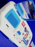 Geometry Box With Mirror And Comb Double Side - 1 Pc ORO La-Bello Pencil Box / Pencil Case Pencil Box Mechanical Pencil Eyebrow Pencil Pouch Unicorn Pencil Case Apple Pencil Pencil Holder Clutch Pencil