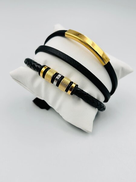 Men leather bracelet
