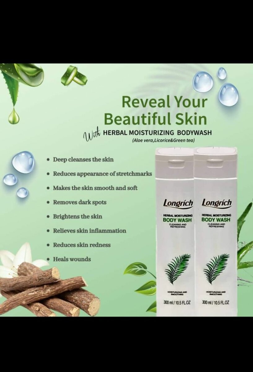 Herbal Moisturizing Body Wash- 300ml