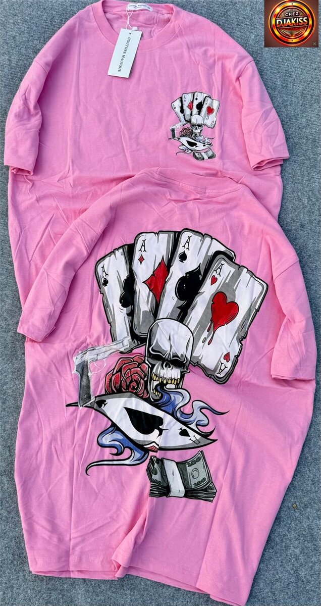 T-shirt Skull & Cards