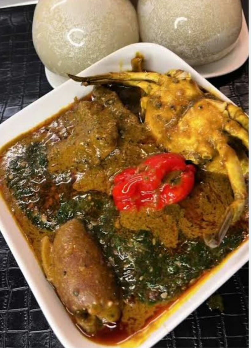 Placali sauce graine kopêCrabe