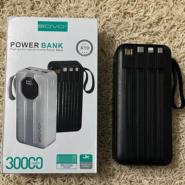 SOVO X19 Power Bank 30000mAh