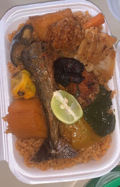 Délice de Jollof Rice Poisson