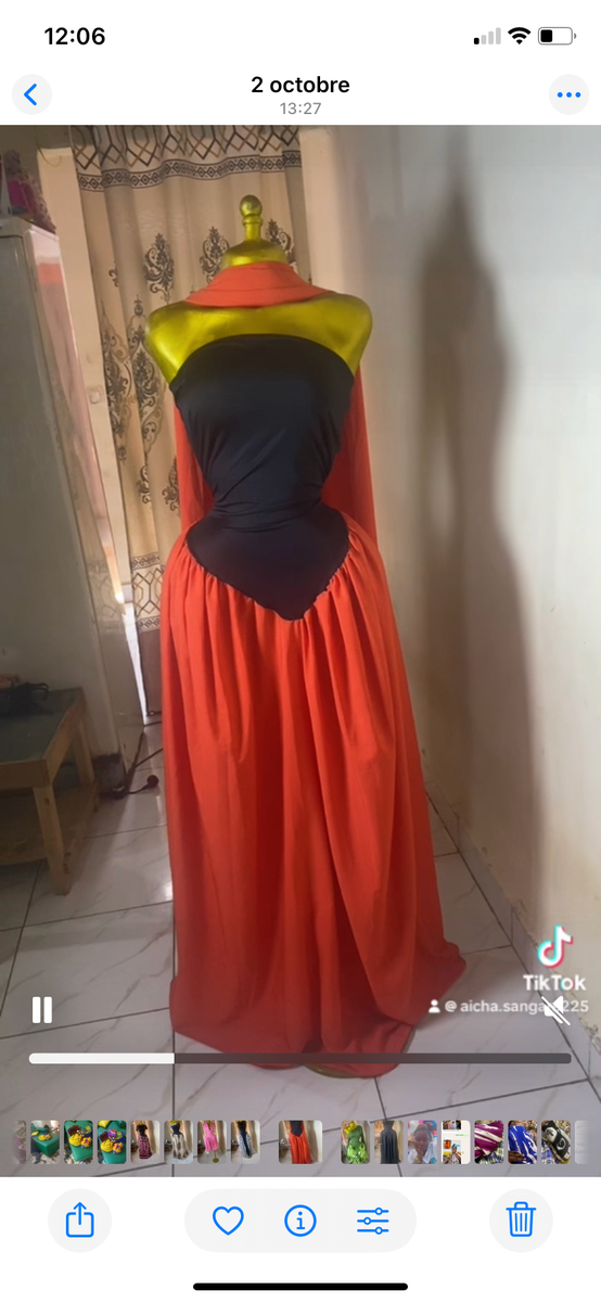 Robe longue tendance femme