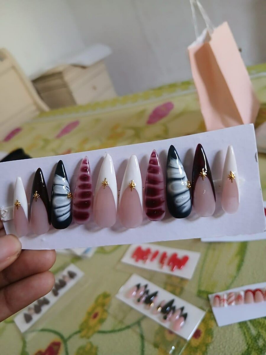 Ongles Press-On Design Artistique