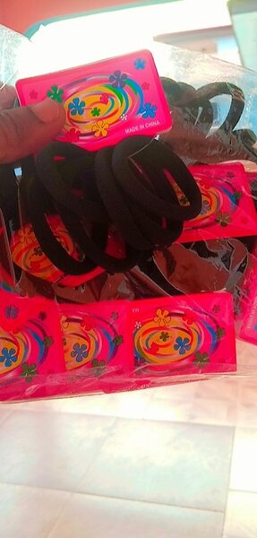 Kids hair accessories, hair clips and pony ties