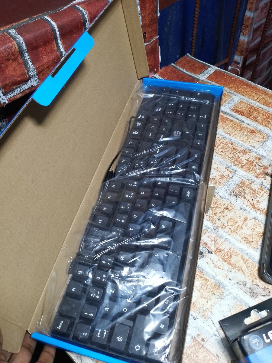 Clavier HP k1500 filaire noir