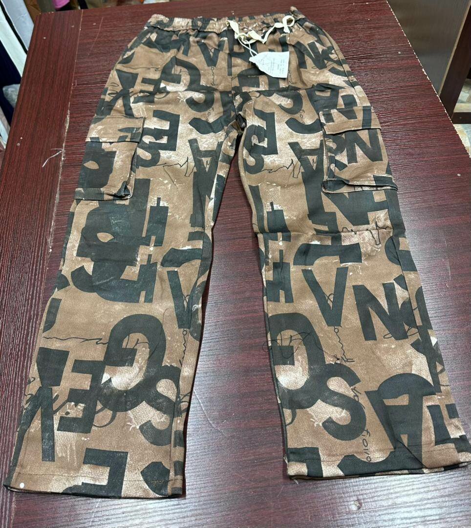 Pantalon décontracté imprimé