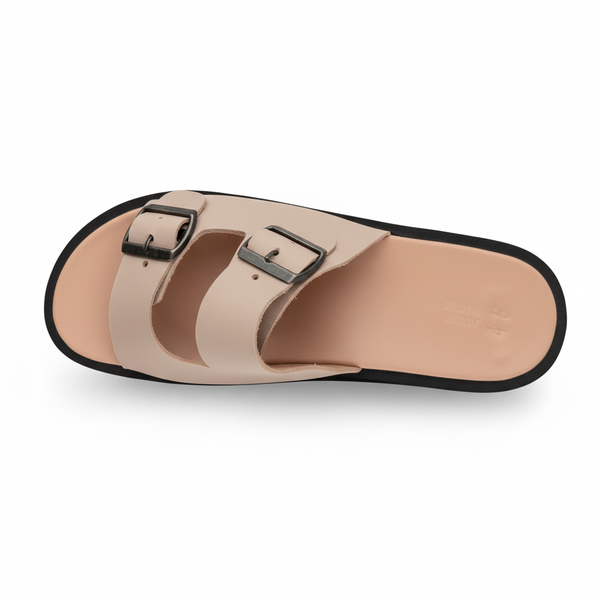 Sandale confortable en cuir