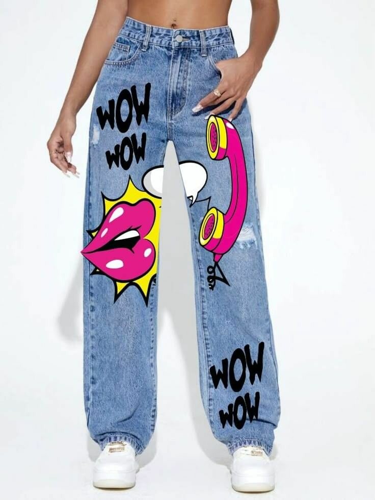 Female Jean painting