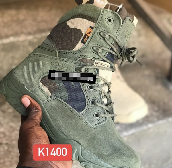 Jungle and delta combat boots