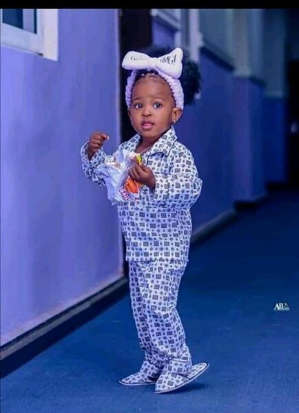 Children's pajamas with slippers