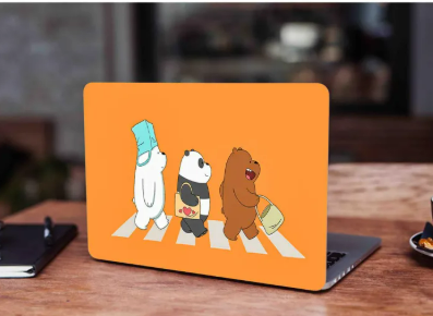 Bare Bear Laptop Skin Vinyl Stickers Decal,12 13 14 15 15.6 inches Notebook Laptop Skin Sticker for all Laptops (RF SKIN)