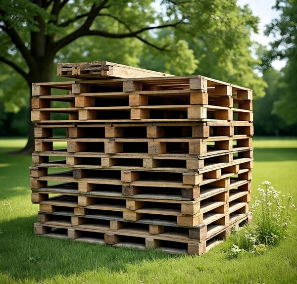 Palettes en bois robustes