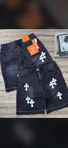 High quality CHROME HEARTS short jeans