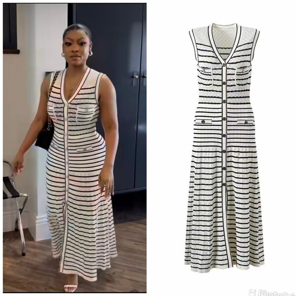 Longue robe en coton pour femmes